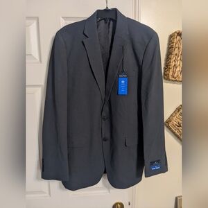 NWT Nautica Active Stretch Modern Fit Gray Two Button Sports Coat